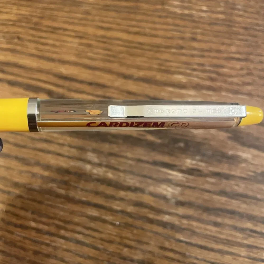 Vtg CARDIZEM CD Pharmaceutical Promotion Pen Parachute Floaty Pen Water
